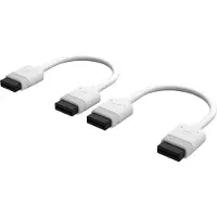 Corsair iCUE LINK Cable 2x 100mm with Straight connectors, White