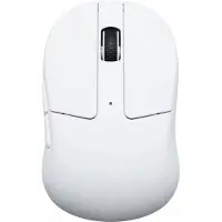 Keychron M4 Wireless Maus Optisch, USB, Bluetooth, 2.4GHz, 26000 DPI, 1000 Hz, Weiß M4-A3