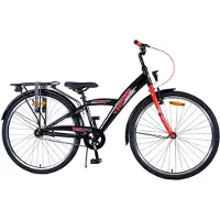 Volare Thombike Kinderfahrrad - Jungen - 26 Zoll - Schwarz Rot
