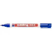 Edding Marker 404, mit feiner Spitze, blau, 10 Stück