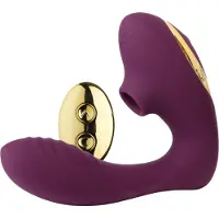 Tracy´s Dog 2 - 2in1 Luftwellen-Vibrator (Lila)