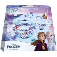 Creative Craft Group Disney Frozen 2 Letter Bracelets, Armbänder-Bastelset für Kinder, 4 Jahr(e), Mehrfarbig