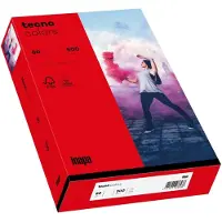 OVOL Farbiges Kopierpapier tecno colors, DIN A3, 80 g/m², intensivrot, 500 Blatt