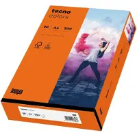 OVOL Farbiges Kopierpapier tecno colors, DIN A4, 80 g/m², intensivorange, 500 Blatt