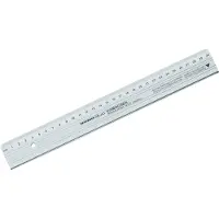 Rumold Schneidelineal DUO 30,0 cm, silber