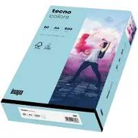 OVOL Farbiges Kopierpapier tecno colors, DIN A4, 80 g/m², mittelblau, 500 Blatt