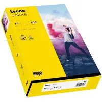 OVOL Farbiges Kopierpapier tecno colors, DIN A3, 80 g/m², intensivgelb, 500 Blatt