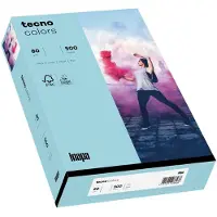 Inapa Kopierpapier colors mittelblau DIN A3 80 g/qm 500 Blatt