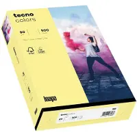 Inapa tecno Kopierpapier colors hellgelb DIN A3 80 g/qm 500 Blatt