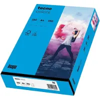 Inapa Multifunktionspapier colors, A4, 160 g/qm,intensivblau blanko, für Inkjet-, Laserdrucker, Kopierer