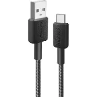 Anker 322, 0,9 m, USB A, USB C, 0,48 Gbit/s, Schwarz