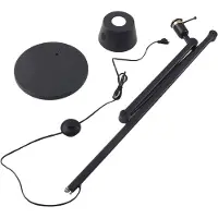 LUCANDE Stehleuchte Silka, 216 cm, schwarz, verstellbar, E27