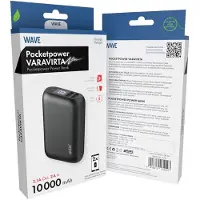 Wave Pocketpower Power Bank, 10.000 mAh, schwarz