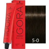 Schwarzkopf Professional Igora Royal Cools Permanente Färbung 60 ml 5-0 Hellbraun