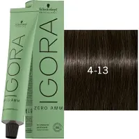 Schwarzkopf Professional Igora Zero Amm Permanente Färbung 60 ml 4-13