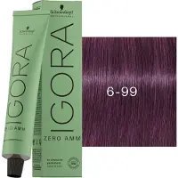 Schwarzkopf Professional Igora Zero Amm Permanent Color Creme 60 ml