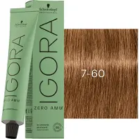Schwarzkopf Professional Igora Zero Amm Permanent Color Creme 60 ml