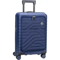 Bric's Ulisse Cabin Trolley 55 Expandable Pocket ocean blue