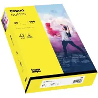 OVOL Farbiges Kopierpapier tecno colors, DIN A3, 80 g/m², gelb, 500 Blatt