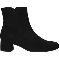 Gabor Stiefelette, Blockabsatz, Businesschuh, Ankleboots mit seitlicher Ziernaht