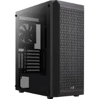Aerocool Beam-G-BK-V1, Mini Tower, PC, Schwarz, ATX, micro ATX, Mini-ITX, ABS, Metall, Gaming