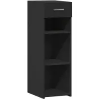 vidaXL Sideboard Schwarz 30x42,5x93 cm Holzwerkstoff