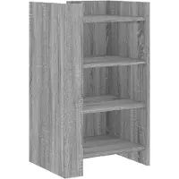 vidaXL Sideboard Grau Sonoma 45x35x75 cm Holzwerkstoff
