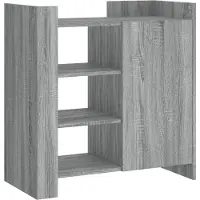 vidaXL Sideboard Grau Sonoma 73,5x35x75 cm Holzwerkstoff