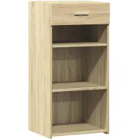 vidaXL Sideboard Sonoma-Eiche 45x42,5x93 cm Holzwerkstoff