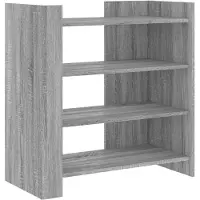 vidaXL Sideboard Grau Sonoma 73,5x35x75 cm Holzwerkstoff