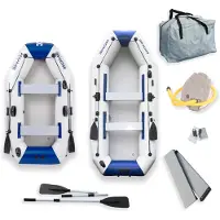 HOME DELUXE - Schlauchboot Pike Small - Material: strapazierfähiges PVC- Maße: LxB ca. 230 x 128 cm - für bis zu 3 Personen I Beiboot, Motorboot, Ruderboot