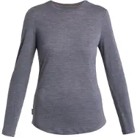 Icebreaker T-Shirt Merino 125 Cool-Lite Sphere III LS Damen Midnight Navy Heather-L