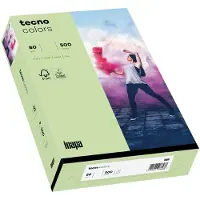 Inapa Kopierpapier colors mittelgrün DIN A3 80 g/qm 500 Blatt