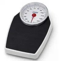 Kern & Sohn Badezimmerwaage, mechanisch, 150 kg, Schwarz, Weiß, 265 mm, 210 mm, 40 mm, 1 Stück(e)