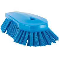 Vikan Hygiene 3892-3 Ergo-Arbeitsbürste blau, harte Fasern, 250 mm