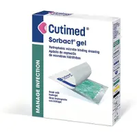 Leukoplast Cutimed Sorbact Gel Hydrogel Kompresse 7,5 x 7,5 cm 10 Stück