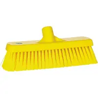 Vikan Hygiene 7068-6 Bodenkehrer, gelb, mittlere Fasern, 300 mm