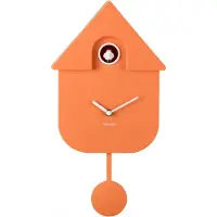 Karlsson - Kuckucksuhr Modern Cuckoo - Orange - 21,5x8,5x41cm