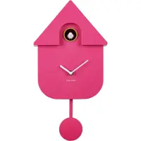 Karlsson - Kuckucksuhr Modern Cuckoo - Rosa - 8.5x21.5x41cm