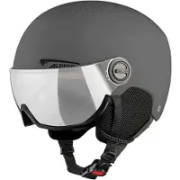 Alpina Skihelm Arber Visor Grau Matt-54 - 58 cm