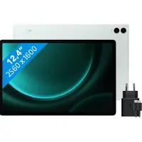 Samsung Galaxy Tab S9 FE Plus 128GB Wi-Fi Grün + Ladegerät