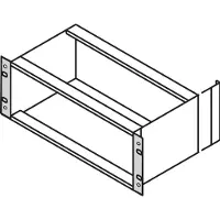 Schroff 19"-Winkel Typ F mit / ohne Grifflöcher für Textildichtung - 19"WINKEL 4