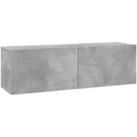 vidaXL TV-Schrank Betongrau 100x30x30 cm Holzwerkstoff