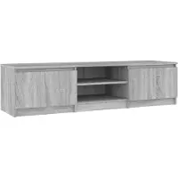 vidaXL TV-Schrank Grau Sonoma 140x40x35,5 cm Holzwerkstoff