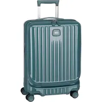 Bric's Positano Cabin Trolley 55 with Pocket sea green
