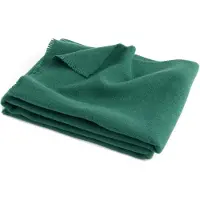 HAY Mono Plaid 130x180 Green - , Grün, für Wohnzimmer, Stoff / Textil