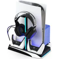 IMP Tech DLX+ LED Multi Function Charger Tower PS5 standard / Digital - White