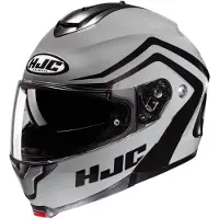 HJC C91N Nepos Schwarz Grau Klapphelm Größe XL