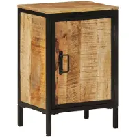 vidaXL Badschrank 40x30x60 cm Massivholz Mango und Eisen