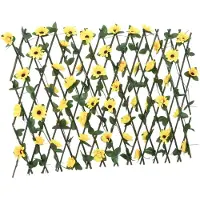 vidaXL Rankgitter mit Künstlichem Efeu 5 Stk. Erweiterbar 180x60 cm